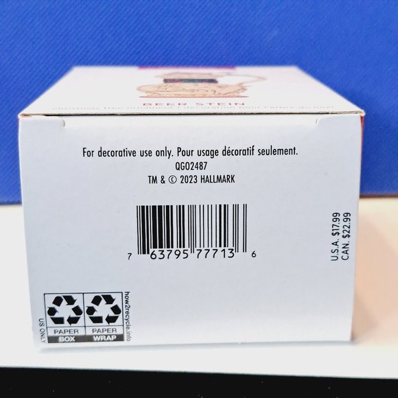 BEER STEIN - 2023 Hallmark Keepsake Christmas Tree Ornament - NEW - Picture 5 of 11